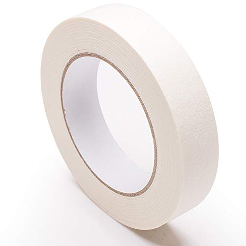 YOUKING White Masking Tape, Easy Tear Tape Best for Decorating, Painting, Arts, and Crafts (0.7" x 55 Yard)