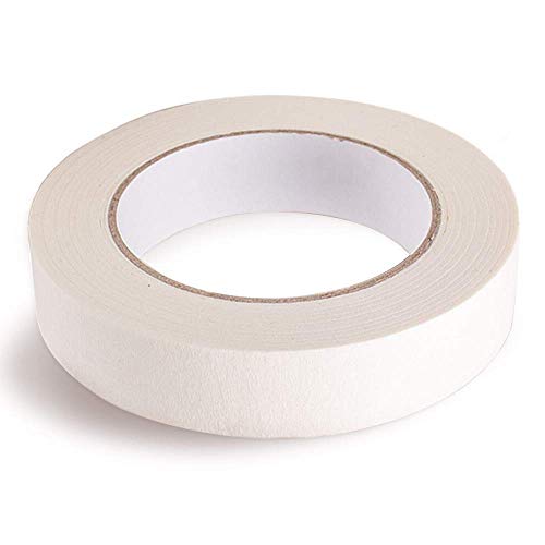 YOUKING White Masking Tape, Easy Tear Tape Best for Decorating, Painting, Arts, and Crafts (0.7" x 55 Yard)