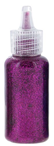 Glitter Glue for Crafts in Bright Classic Colors: Gold, Silver, Red, Green, Blue & Purple Used for Gluing, Drawing, Writing, Outlining (6 Pack)