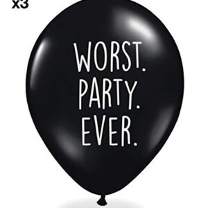 Funny Party Pieces Abusive Birthday Balloons - Pack Of 12 Different Funny Offensive Balloons (For Him)