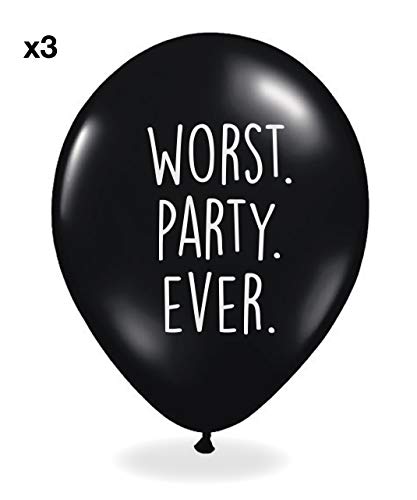 Funny Party Pieces Abusive Birthday Balloons - Pack Of 12 Different Funny Offensive Balloons (For Him)