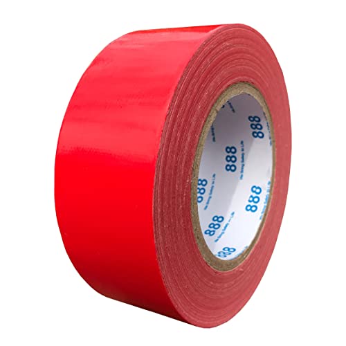 MG888 Multi-Purpose Duct Tape 1.88 Inches x 60 Yards, Crafts, Repairs & DIY Projects, 1 Roll (Red)