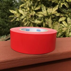 MG888 Multi-Purpose Duct Tape 1.88 Inches x 60 Yards, Crafts, Repairs & DIY Projects, 1 Roll (Red)