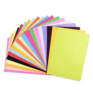 colored paper, colored a4 copy paper, crafting decorating cut-to-size paper 100 sheets 20 colors for diy art craft (20 * 30cm)
