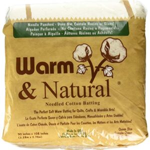 Warm Company Warm Company Warm & Natural Cotton Batting Queen Size 90"X108" 2341