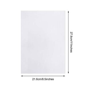 200 Sheets Tracing Paper 8.5 x 11 inches Artists Tracing Paper White Trace Paper Translucent Clear Carbon Paper for Pencil Sketching Tracing Printing Drawing Animation