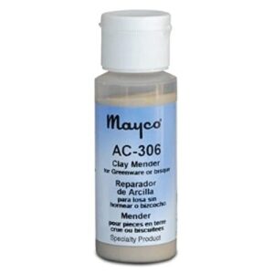 mayco ac306 clay mender bisque fix for ceramic clay or bisque, 2 oz bottle