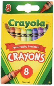 crayola crayons,8 count (3 pack), pack of 3, 3 piece