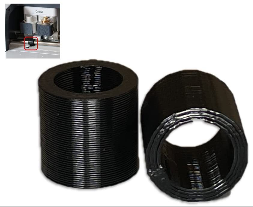 Kimalab 4-Pack Replacement for Cricut Maker / Cricut Machine Compatible, Rubber Wheel Mat Guide Rubber Roller/Wheel Pack Compatible with Cricut Accessories for Cricut Roller Repair