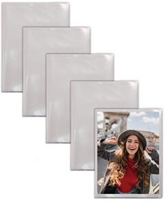 24 photo mini photo album, 4 x 6 inch, pack of 5, clear view cover, by better office products, holds 24 photos, 5 pack