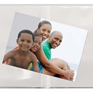 24 Photo Mini Photo Album, 4 x 6 Inch, Pack of 5, Clear View Cover, by Better Office Products, Holds 24 Photos, 5 Pack