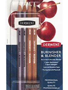 Derwent Blender and Burnisher Pencil Set, Drawing, Art Supplies (2301774) , 1 Set , assorted