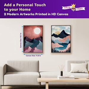 5D Diamond Painting Kits for Adults (2 Pack) - DIY Diamond Art Kits Crafts for Adults - Diamond Paintings Full Round Drill - Diamond Art for Adults Abstract Landscapes (12x16 Inch, 30x40 cm)