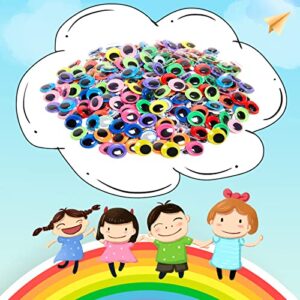 1700pcs Googly Wiggle Eyes Self Adhesive, for Craft Sticker Eyes Multi Colors and Sizes for DIY by ZZYI