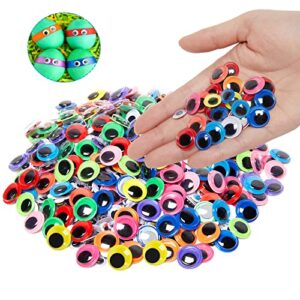 1700pcs Googly Wiggle Eyes Self Adhesive, for Craft Sticker Eyes Multi Colors and Sizes for DIY by ZZYI