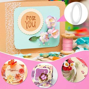 Double Sided Adhesive Tape for Crafts, Anezus 2 Rolls Double Sided Craft Sticky Tape for Scrapbooking, Card Making, Fastening, Decorations and Crafting