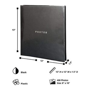 kieragrace KG Jocelyn Photo Album – Black, Holds 400 4" x 6" Photos