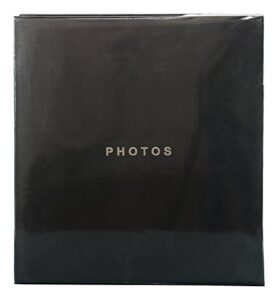 kieragrace kg jocelyn photo album – black, holds 400 4″ x 6″ photos