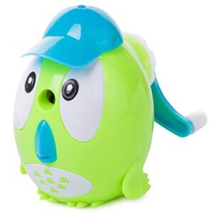 mr. pen- pencil sharpener, owl shaped sharpener with hat, pencil sharpener for kids, pencil sharpener for colored pencils, pencil sharpener manual, cute pencil sharpener, fun pencil sharpener