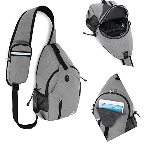 JEBATOXI Crossbody Sling Backpack Sling Bag Multipurpose Chest Bag Travel Hiking Daypack