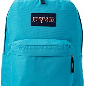 JanSport SuperBreak Backpack - Lightweight School Pack - Peacock Blue