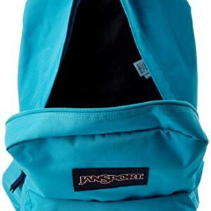 JanSport SuperBreak Backpack - Lightweight School Pack - Peacock Blue