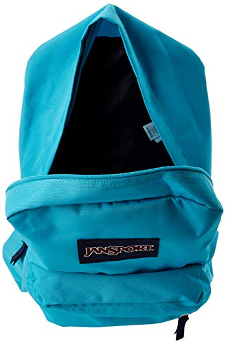 JanSport SuperBreak Backpack - Lightweight School Pack - Peacock Blue