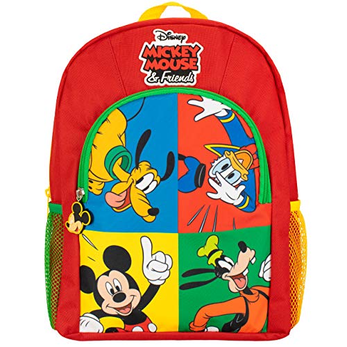 Disney Boys Mickey Mouse Pluto Donald Duck and Goofy Backpack