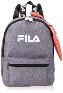 fila women’s hailee 13-in backpack, heather grey, one size