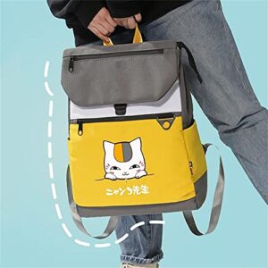 Natsume Yuujinchou Schoolbag Backpack Shoulder Bag Travel Laptop Computer Backpack Student school bag Madara