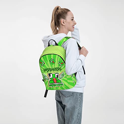Cartoon Backpacks for Girls Boys Lightweight Bookbag Gifts 16 Inch Laptop Backpack Packsack for Work Travel