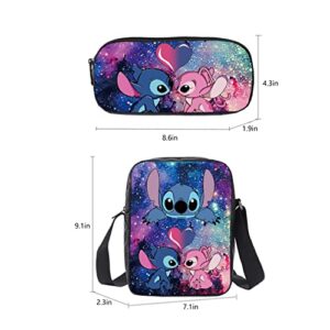 Zeugam Fashion Backpack Combo Set for Boys Girls Adjustable Shoulder Strap Daypack With Bag and Pencil Case 3 Piece, One Size