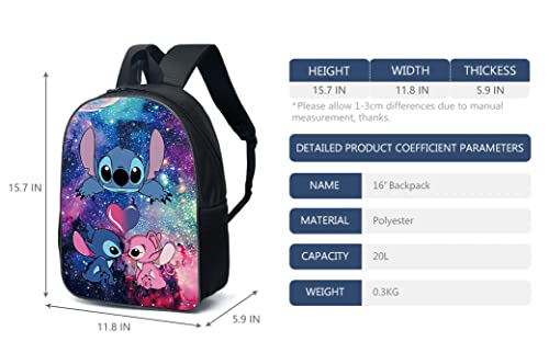 Zeugam Fashion Backpack Combo Set for Boys Girls Adjustable Shoulder Strap Daypack With Bag and Pencil Case 3 Piece, One Size