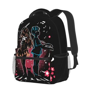 Anime Your Lie In April Laptop Backpack Boy Girl Casual Bag Travel Daypack Bookbags