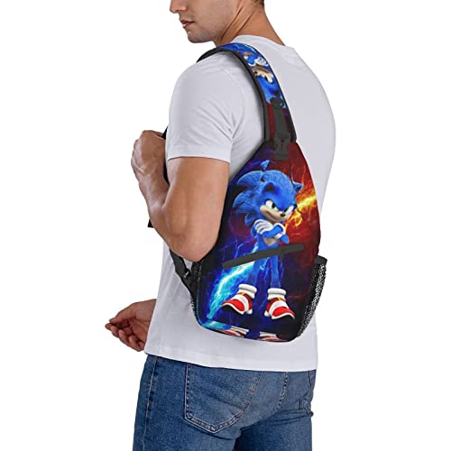 HAIROURI Cartoon Crossbody Sling Backpack Shoulder Bag For Women Men Boys Girls Chest Sling Bag Multipurpose Crossbody Shoulder Bag Travel Hiking Daypack-Style 23