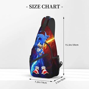 HAIROURI Cartoon Crossbody Sling Backpack Shoulder Bag For Women Men Boys Girls Chest Sling Bag Multipurpose Crossbody Shoulder Bag Travel Hiking Daypack-Style 23