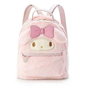 cute girl plush bag backpacks for school, 3d kawaii animal cartoon schoolbag for girl bookbag school supplies, pink rabbit