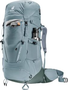 deuter aircontact core 45+10l sl women’s fit hiking backpack – shale-ivy