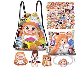himouto! umaru-chan merch, backpack,bag phone holder,pins,pillow case,bracelet, necklace (a)