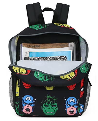 Marvel Avengers Kids Full Size All Over Print 16" Comic Backpack