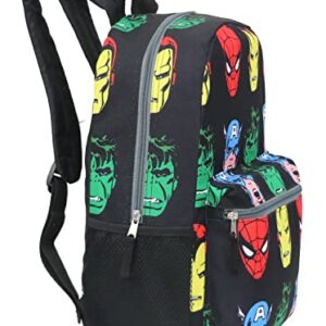 Marvel Avengers Kids Full Size All Over Print 16" Comic Backpack