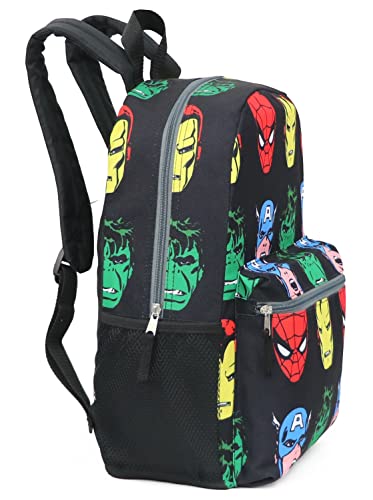 Marvel Avengers Kids Full Size All Over Print 16" Comic Backpack