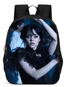 iuene teenage primary school student wednesday addams shoulder bag high-capacity school backpack bag bookbag sports bag (color-6, one size)