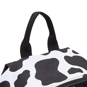 Zodaca Mini Cow Print Backpack for Women and Girls (12.5 x 4.5 x 15 In)