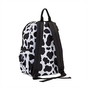 Zodaca Mini Cow Print Backpack for Women and Girls (12.5 x 4.5 x 15 In)