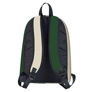 VIHIRA Milwaukee-Giannis-Antetokounmpo#34 Basketball Backpack School Bag Adjustable Large Capacity Leisure Book Bag Unisex