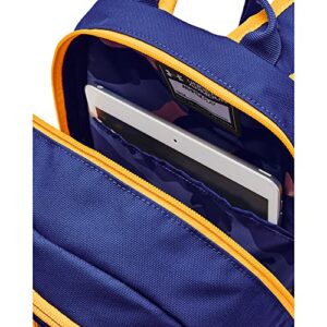 Under Armour Hustle Play Backpack, (486) Versa Blue/Rise/Bauhaus Blue, One Size Fits Most