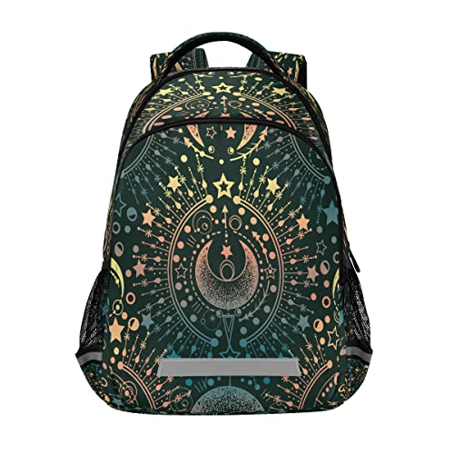 ALAZA Moon Sun Star Magical Large Backpack Travel College School Shoulder Laptop Bag Daypack Bookbag