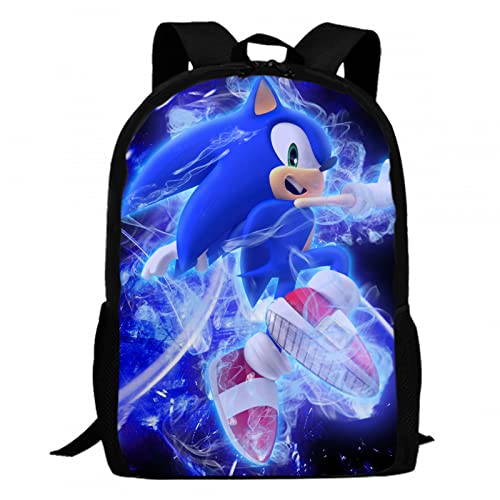 Anime Backpack Bookbag for Boys Girls Cute Cartoon School Bag 17 inch Travel Daypack Unisex Large Laptop Backpacks Gifts 6