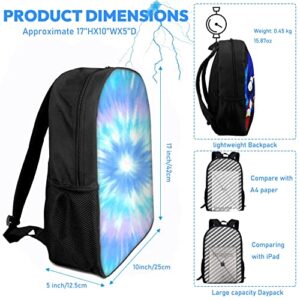 Anime Backpack Bookbag for Boys Girls Cute Cartoon School Bag 17 inch Travel Daypack Unisex Large Laptop Backpacks Gifts 6